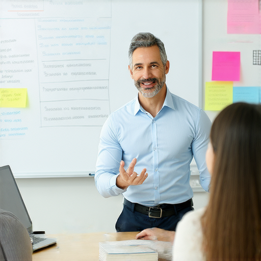 學以致用的英文溝通秘訣，外籍老師一對一指導，學生專注學習，互動交流，提升英文能力，掌握實用技巧，輕鬆應對日常對話，增強自信心。