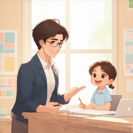 外籍老師一對一教學場景，學員專注學習英文，提升語言能力與生活品質，適合各種程度的學習者，讓學英文不再艱難，享受學習過程。