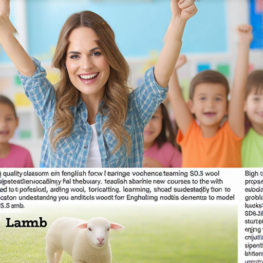 《從羊毛到羊羔，讓外籍老師教你掌握英語新詞！立即報名學習！》