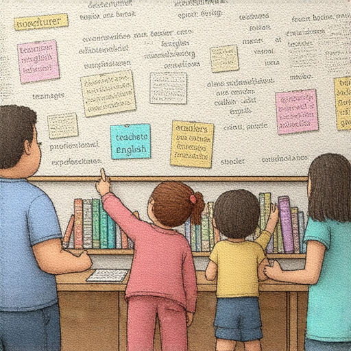 從痴女到瘋狂的英文奇特詞彙，邀請外籍老師一起學習的圖片，展現學習過程中的互動與探索，搭配生動的教學場景，吸引學習者對語言的興趣與熱情。