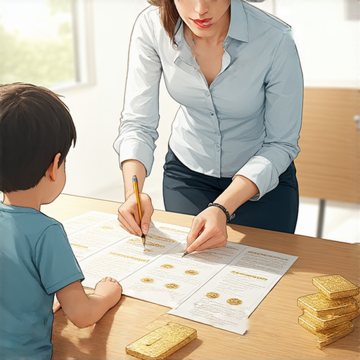 外籍老師一對一教學，學生專心學習英文，桌上有元寶和元素卡片，展現兄妹團隊合作，輕鬆掌握英文難題的情境，創造愉快的學習氛圍。