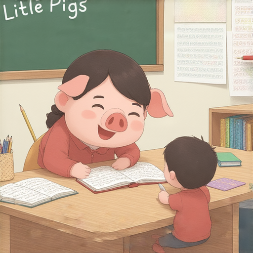 「探索三隻小豬的寓教於樂故事，立即報名外籍英文老師一對一教學，提升你的小朋友英語能力！」