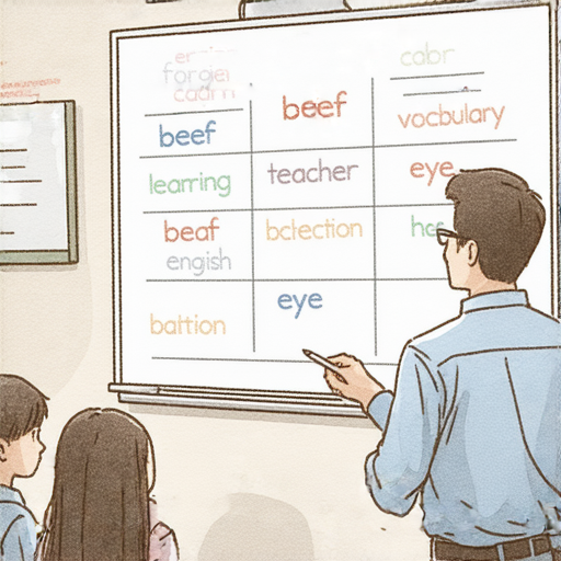 「肉牛、肉眼等單字全解！探索英文世界，個性化外籍老師教學等你來體驗！」