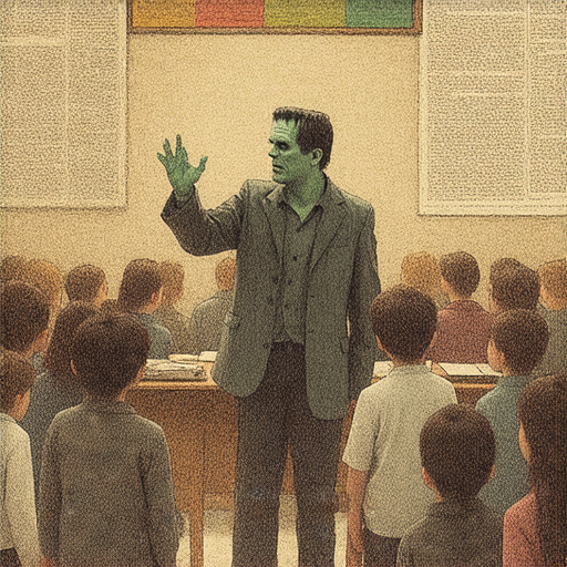 「揭秘科學怪人的隱藏智慧！立刻預約外籍英文老師陪你發現更多知識！」