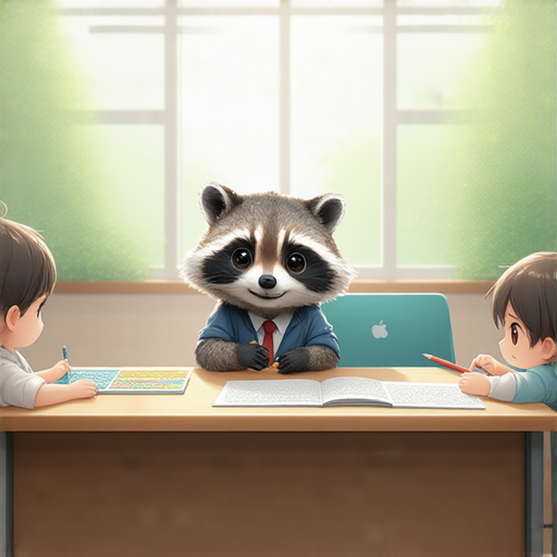 「浣熊帶你開口說英文！立即體驗一對一外籍老師教學，開啟流利之路！」