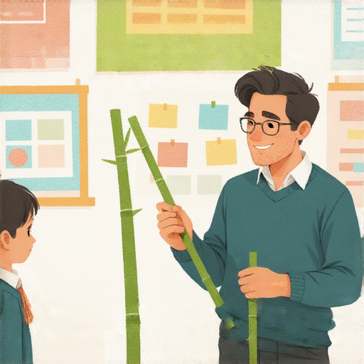 「探索竹竿的秘密！透過一對一外籍英文老師，提升您的語言能力！」