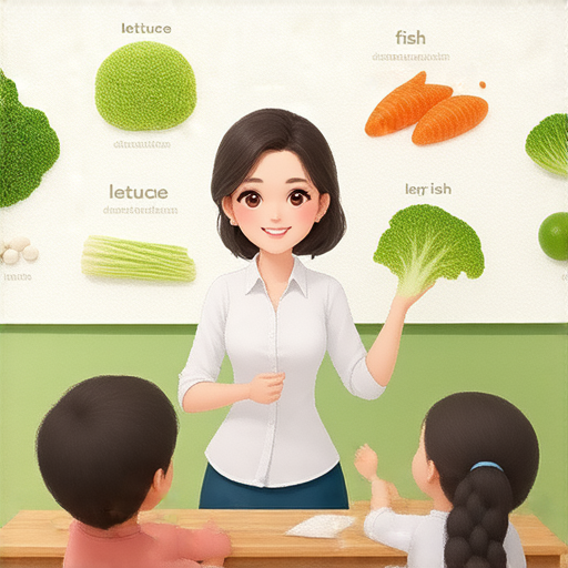 「生菜、魚肉的英文怎麼說？點進來，讓外籍老師帶你輕鬆學習！」