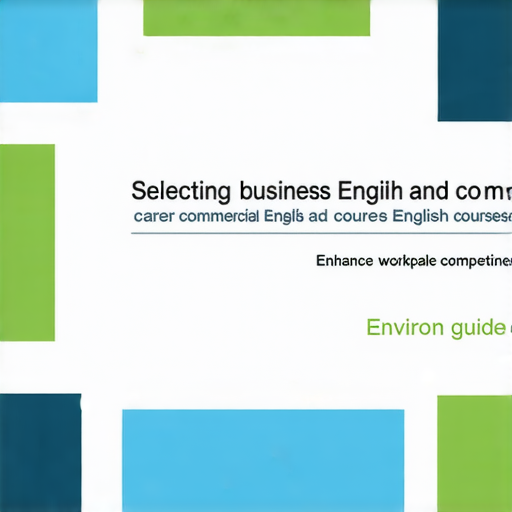 提升職場競爭力的商業英語與商務英語課程選擇指南
