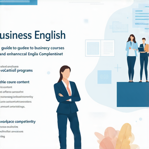 提升職場競爭力的商業英語課程與商務英語課程選擇指南