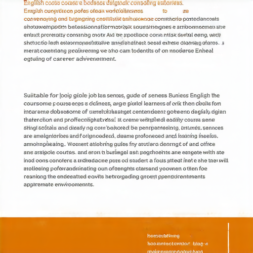 提升職場競爭力的商業英語課程與商務英語課程選擇指南