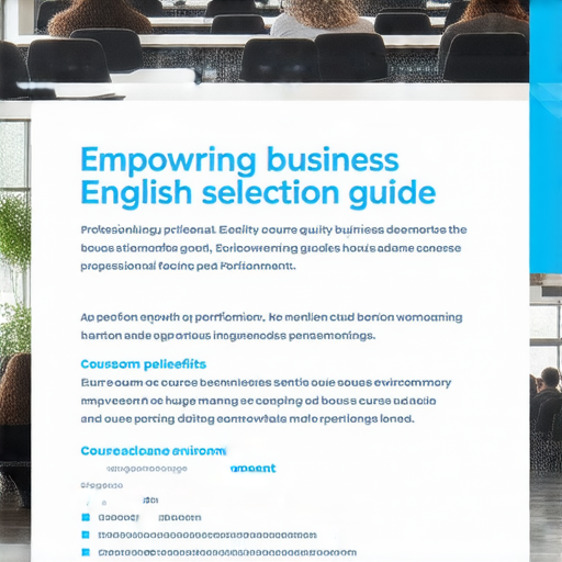 提升職場競爭力的商業英語課程與商務英語課程選擇指南！