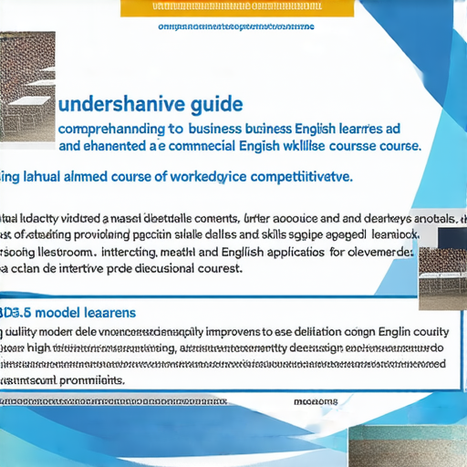 提升職場競爭力的商業英語和商務英語課程選擇指南