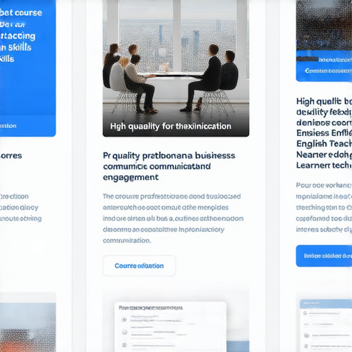 提升商業英語能力的最佳商務英語課程選擇